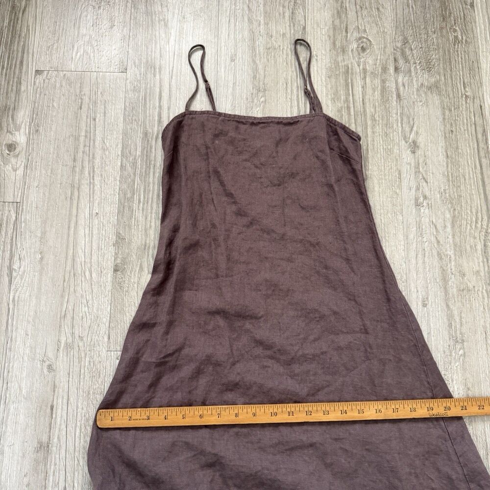 DISSH Jen Choc Maxi Dress Size 2 Brown A-Line Square Neck Strappy Coastal Resort - Picture 11 of 11